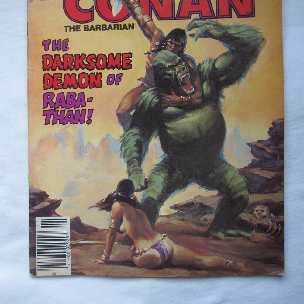 1982 The Savage Sword of Conan #84 - Marvel Comics Magazine - Picture 2 of 8